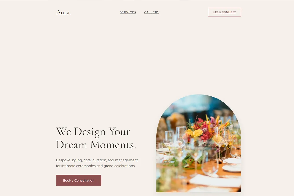 Aura Weddings & Events Cover